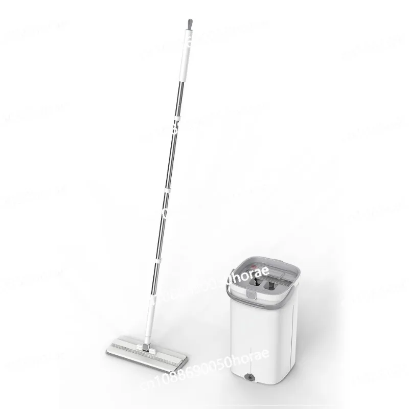 New Type of Decontamination and Separation Flat Mop for Household Floor Cleaning Without Hand Washing