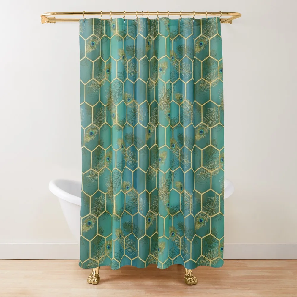 

Gold lux for peacocks Shower Curtain Shower Sets For Bathroom Toilet Accessories Bathroom Bathroom Shower Curtain