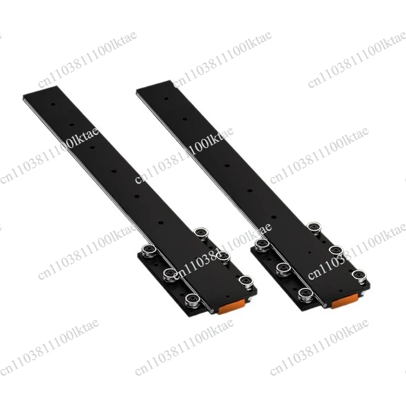 Hidden Jewelry Display Cabinet Buffer Bottom Mounted Track Damping Track Pull Telescopic Track Pull Table Slide