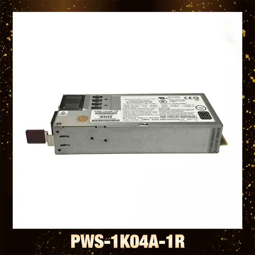 

PWS-1K04A-1R для Super-micro 1U CRPS Резервный модуль питания 1000 Вт титанового класса