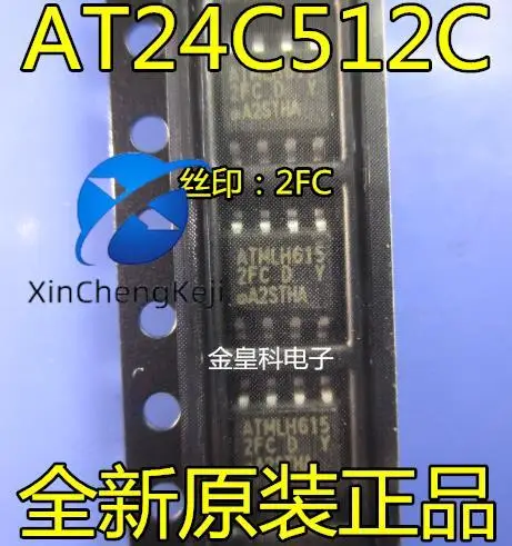 

30 шт. оригинальные новые [версия C] AT24C512 AT24C512C-SSHD-T 2FCD 2FCM SOP8