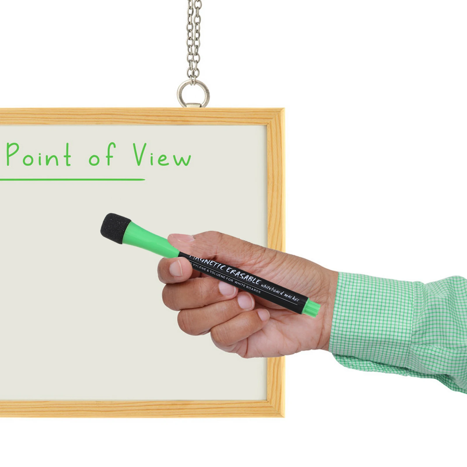 12 قطعة من علامات السبورة البيضاء سريعة الجفاف، قلم السبورة المغناطيسية، مسح الأقلام المنزلية القابلة للمسح