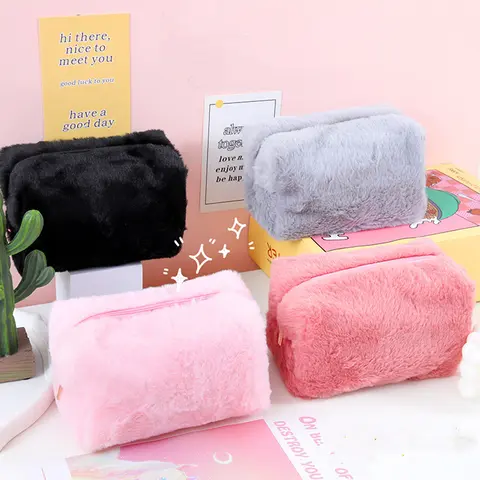 연필 케이스 플러시 Lapiceras Estuche Para Lapices 한국어 Papeleria 연필 케이스 가방 Escolares 2023 대용량 파우치 Trousse