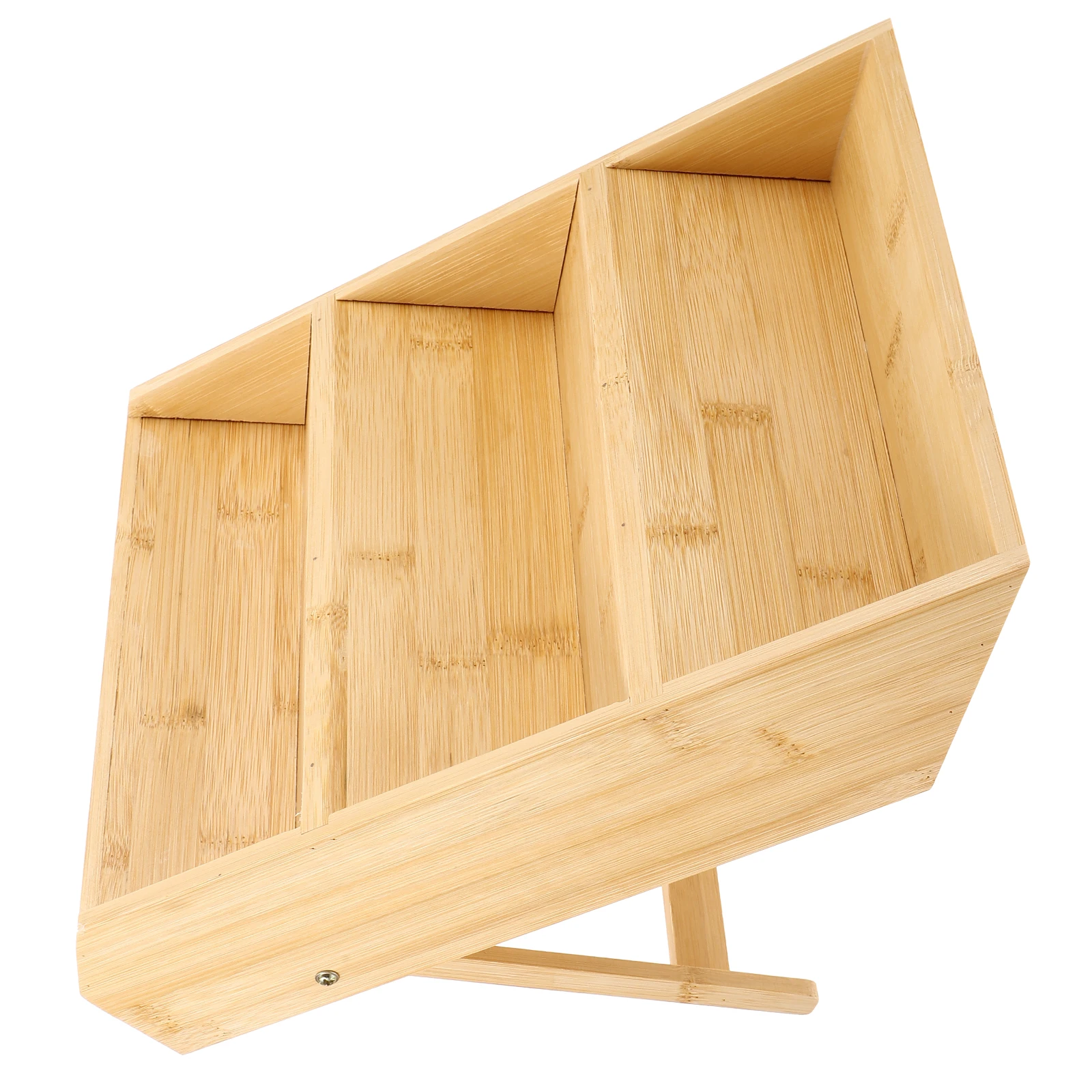 

Bamboo Spice Rack 3 Layers Wooden Seasoning Organizer Counter Kitchen Condiment Bottle Holder