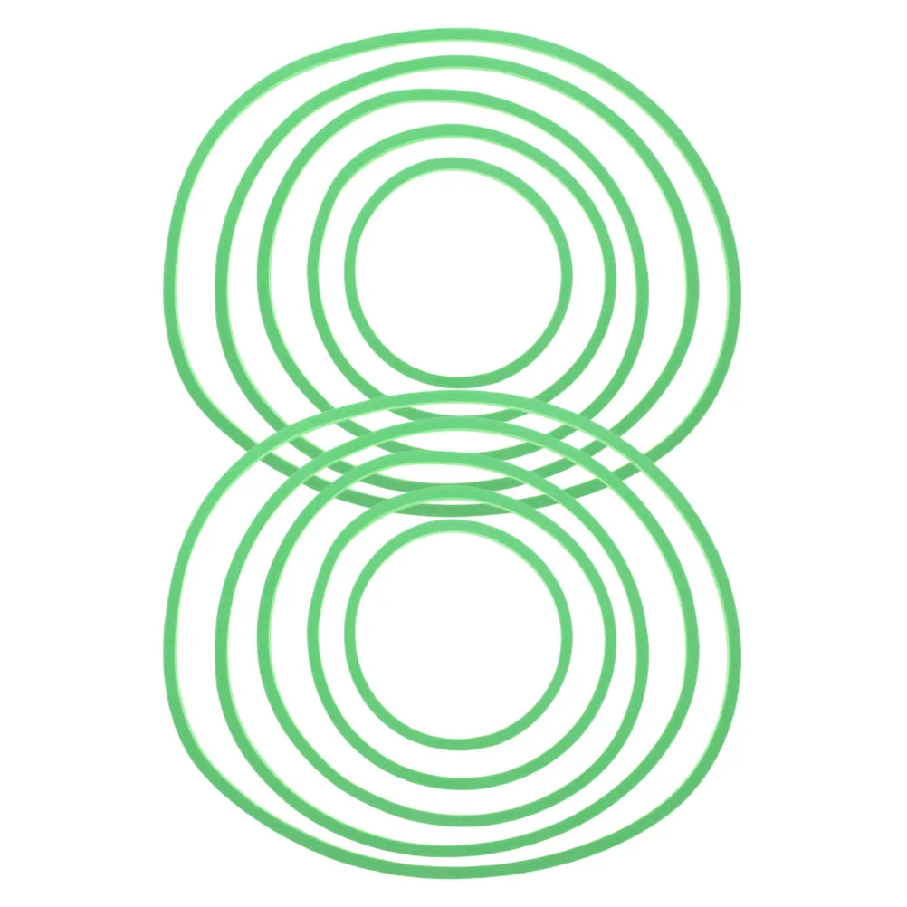 

10Pcs Aquarium Floating Plant Rings Sturdy Fish Feeding Circles Holder for Floating Duckweed Reusable Tank Plants Isolation