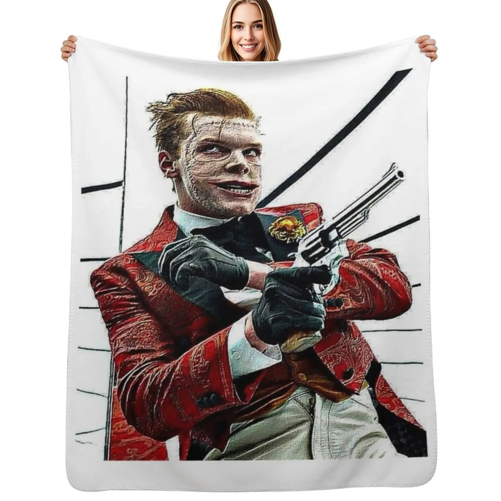 

Jerome Valeska Throw Blanket Long Lasting Soft Plush Blanket for Daily Use