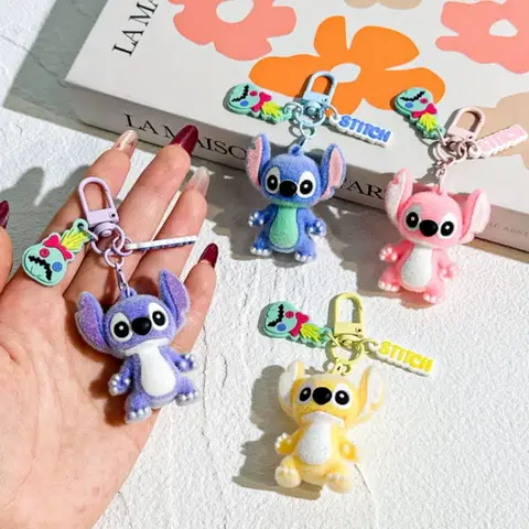 Disney simpatico peluche a forma di punto portachiavi punto punto floccaggio bambola mini borsa pendente decorazioni di moda giocattoli migliore amico regalo