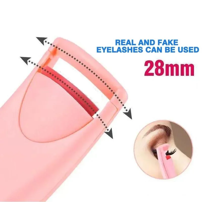 Eyelash Curler Device Makeup Tools Electric Heated Eyelash Curler Long-Lasting Curl Perm Eyelashes Clip Electric Eye Lash