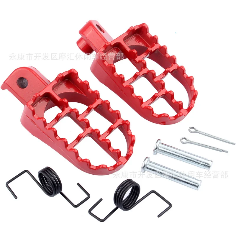 

Suitable for Children Scrambling MotorcycleYamaha PW50/80 TW200Pedal Pedal Front Pedal-Red