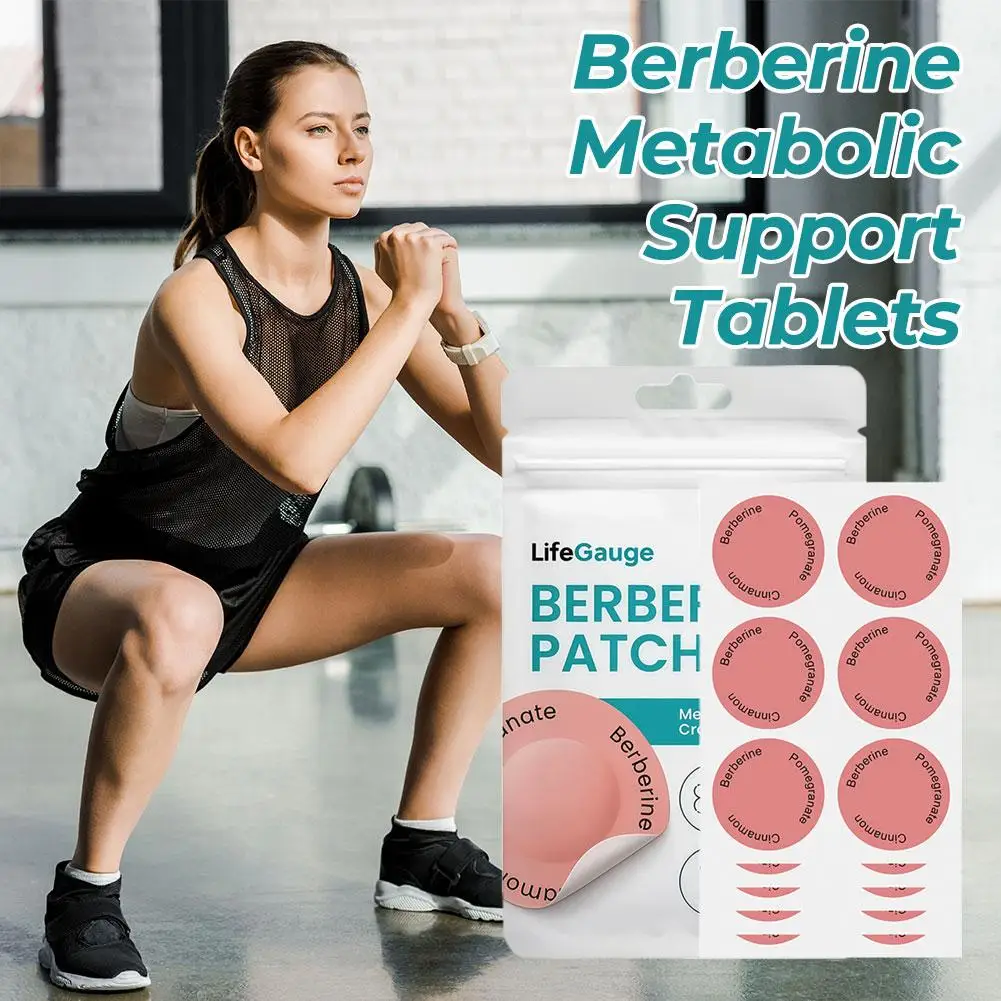 1/3/5bag 30pieces blood circulation sticker Weight management Berberine Metabolism Support Patch Portable daily body care tablet