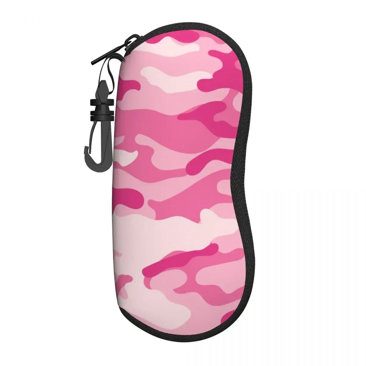 Pink Camouflage Glasses Case Student Eyewear Protector Ins Eye Contacts Case