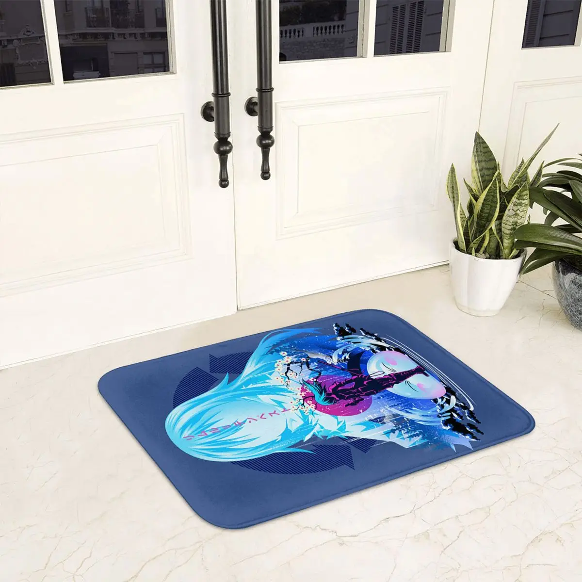 لقد تجسدت كسابق أنيمي الوحل المضادة للانزلاق ممسحة الكلمة حصيرة المياه النفط برهان السجاد البساط لمدخل المطبخ المنزل مسند القدم حصيرة #1