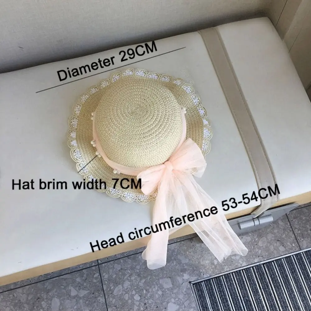 جديد القش الأطفال القبعات القش واسعة حافة تنفس واقية من الشمس قبعة أزياء عارضة القوس الشمس كتلة قبعة الصيف
