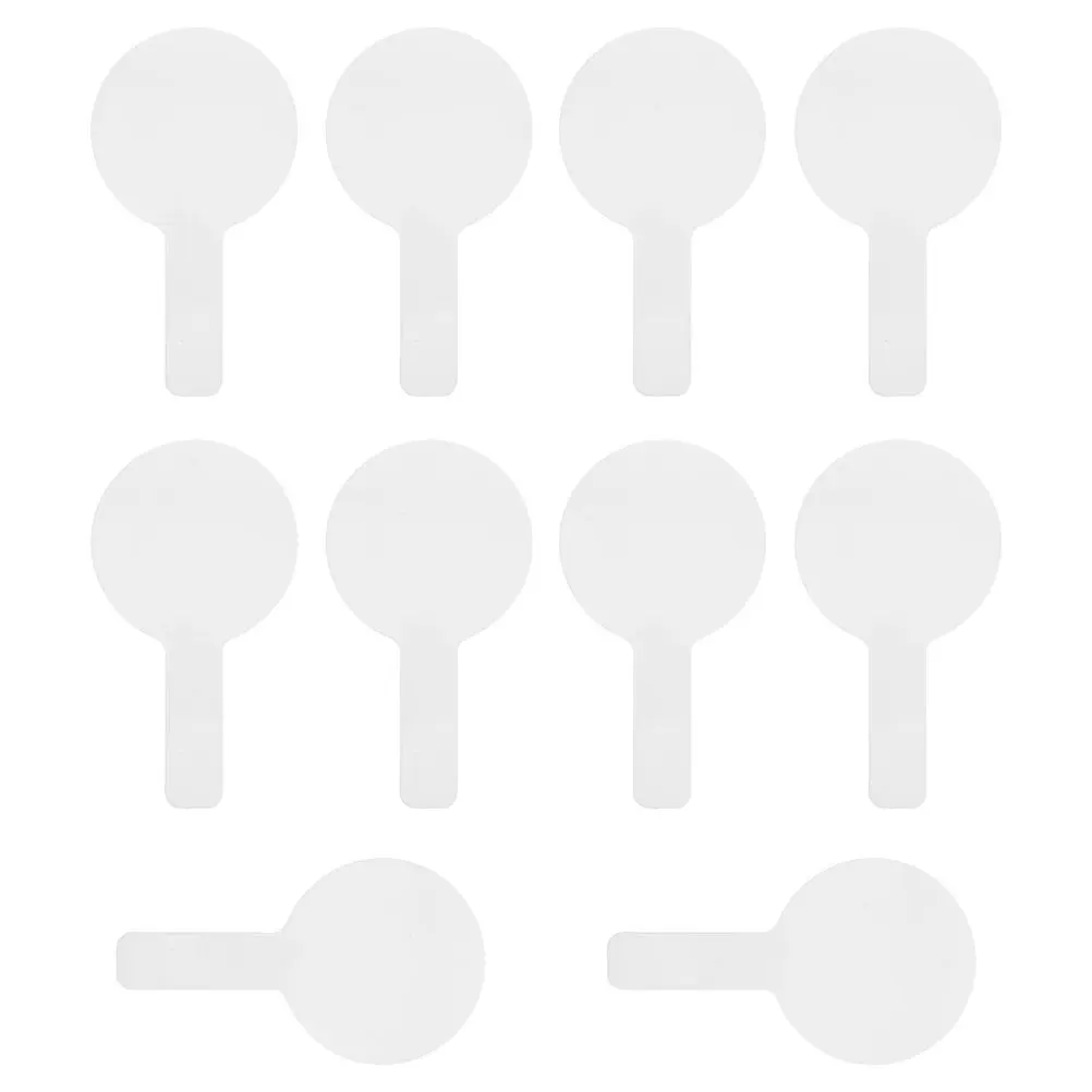 20 قطعة من الألواح البيضاء المحمولة ذات الوجهين والمسح الجاف والمجاذيف الصغيرة المحمولة لألعاب التصويت في الفصول الدراسية والمزاد