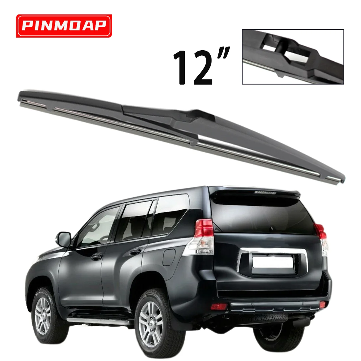 1PC 12 "Heckscheibe Wischer Klinge Für Toyota Land Cruiser Prado J150 2009-2020 Windschutzscheibe Hinten Wischer klinge Auto Zubehör