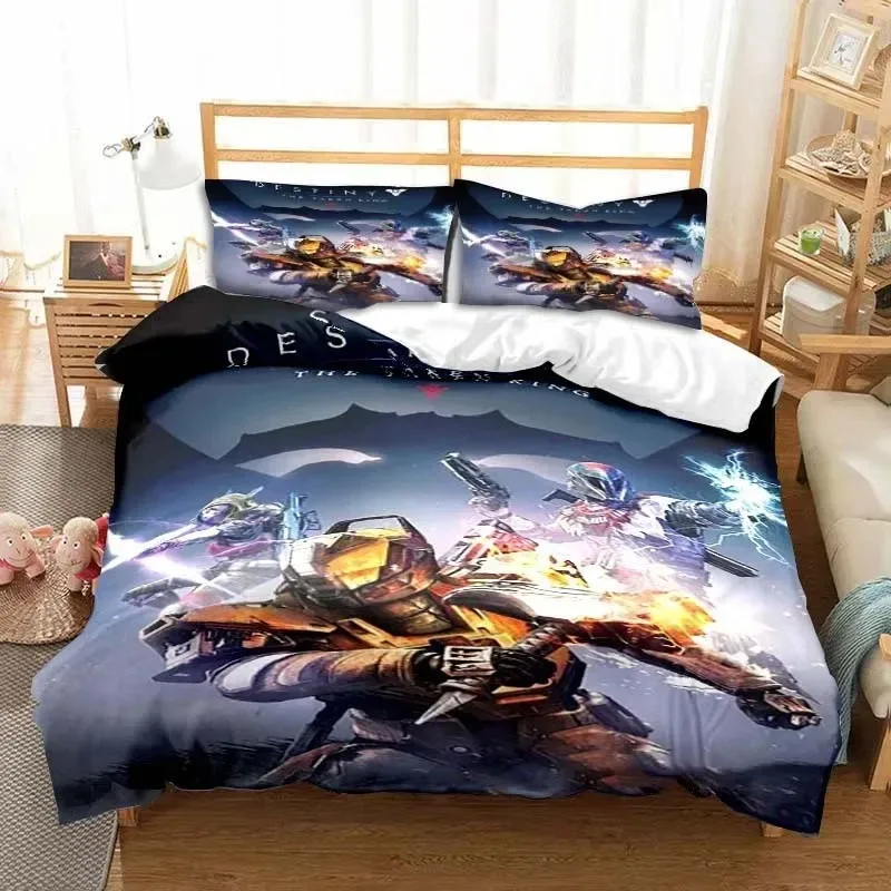 

3D Printed Game Destiny Bedding Set Duvet Cover Bedroom Comforter Covers Single Twin King Size Quilt Cover Home Textile