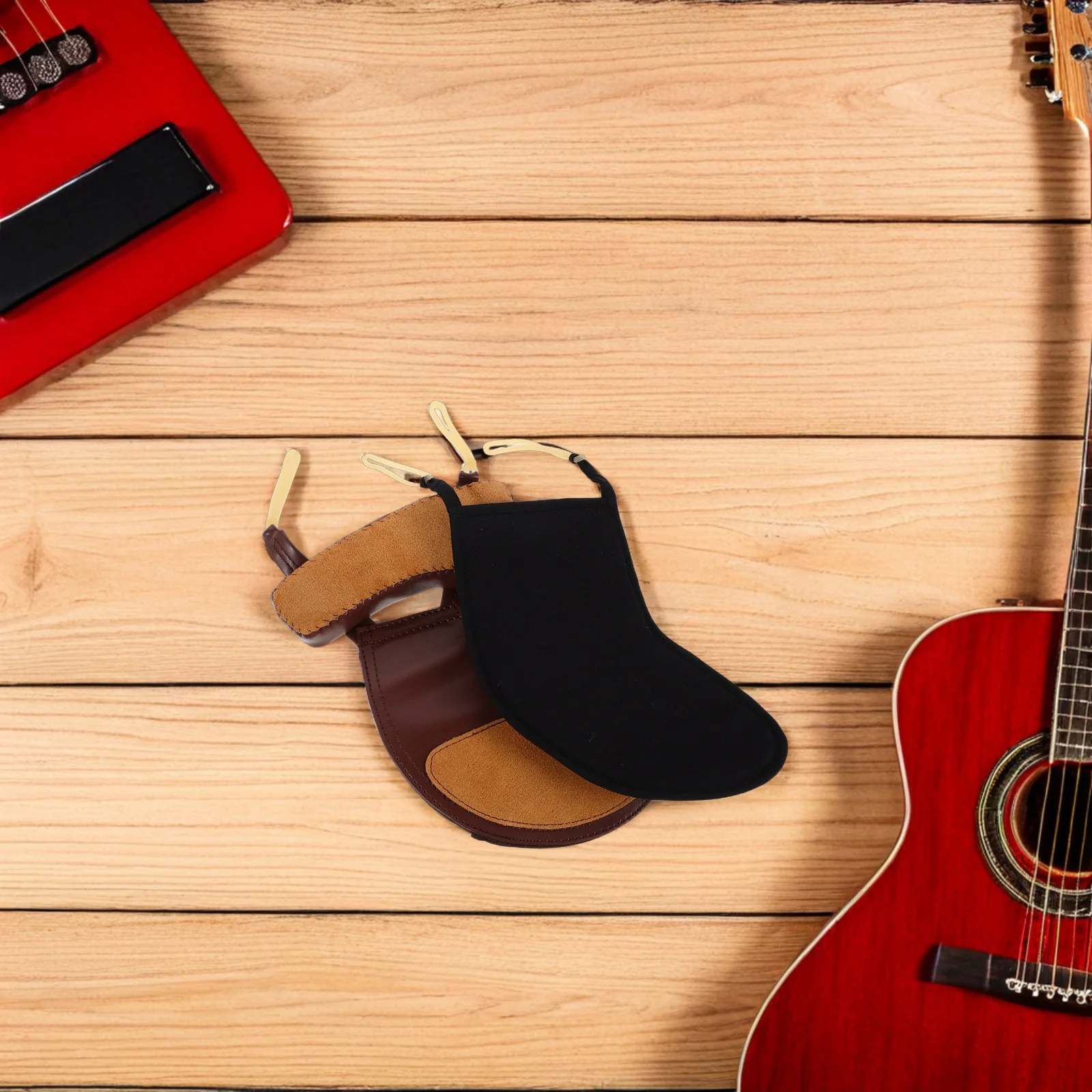 

2pcs Violin Chin Rest Pad Shoulder Support For 4/4-3/4 Violins Cotton Sheepskin Anti-Slip Replacement Parts Violin Accessories