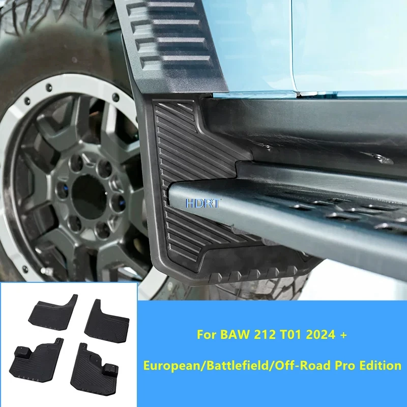 Für BAW 212 T01 2024+ Auto-Styling Vorder- und Hinterrad-Schmutzfänger Spritzschutz Kotflügel-Abdeckung Schutzvorrichtung Dekoration Zubehör