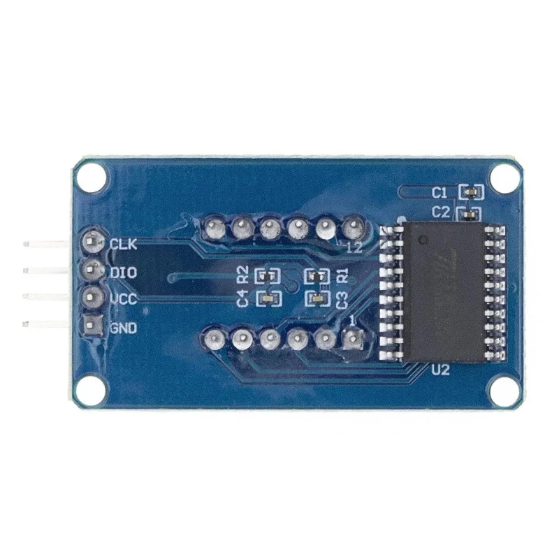 TM1637 4 Bits Digital LED Display Module For arduino 7 Segment 0.36Inch Clock RED Anode Tube Four Serial Driver Board Pack