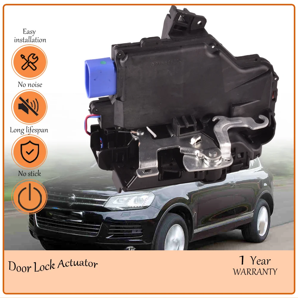 

RHD Front Left 9Pin Door Lock Latch Mechanism,Fit VW Touareg Phaeton Bora Skoda Seat Models,oem 3D2837015L,3D2837015A,3D2837015K