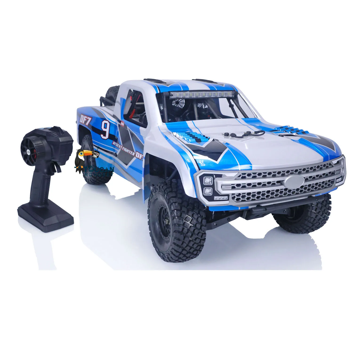 YIKONG DF7 V2 1/7 RC Crawler Car 4WD Remote Control Desert Off-road Vehicles Assembled and Painted Servo Toys TH22544-SMT9