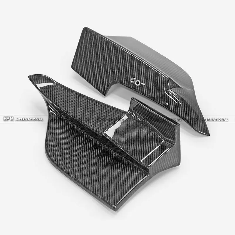 لـ A90 Supra TMS Style الناشر الخلفي الجانبي Canard - زخرفة هوائية خارجية رياضية |   ملحق جانبي للمصد الخلفي