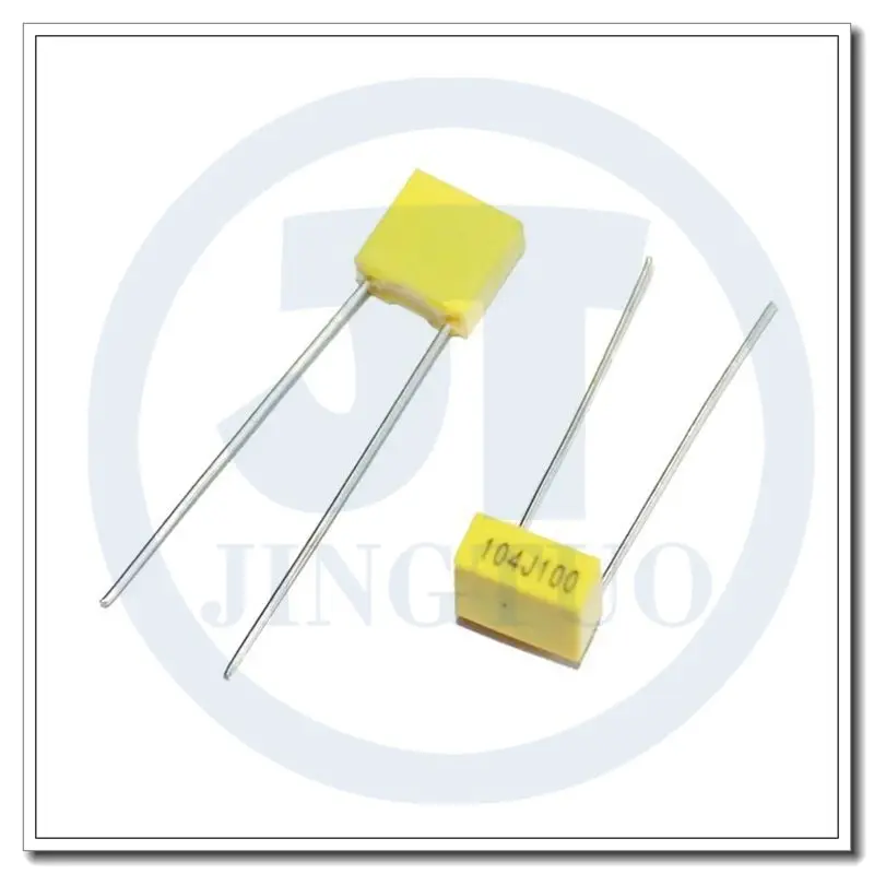 Correction Capacitor 104J100V 100nF 100V104J 0.1UF Lead Pitch 5mm Polypropylene Safety Plastic Film Capacitance