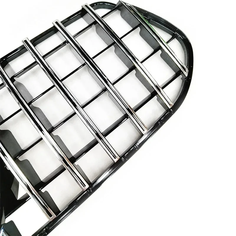 

W167 Gt Style Silver Car Front Bumper Grille for Gle Class Gle350 Sport Luxury Model Front Grill 2023-in