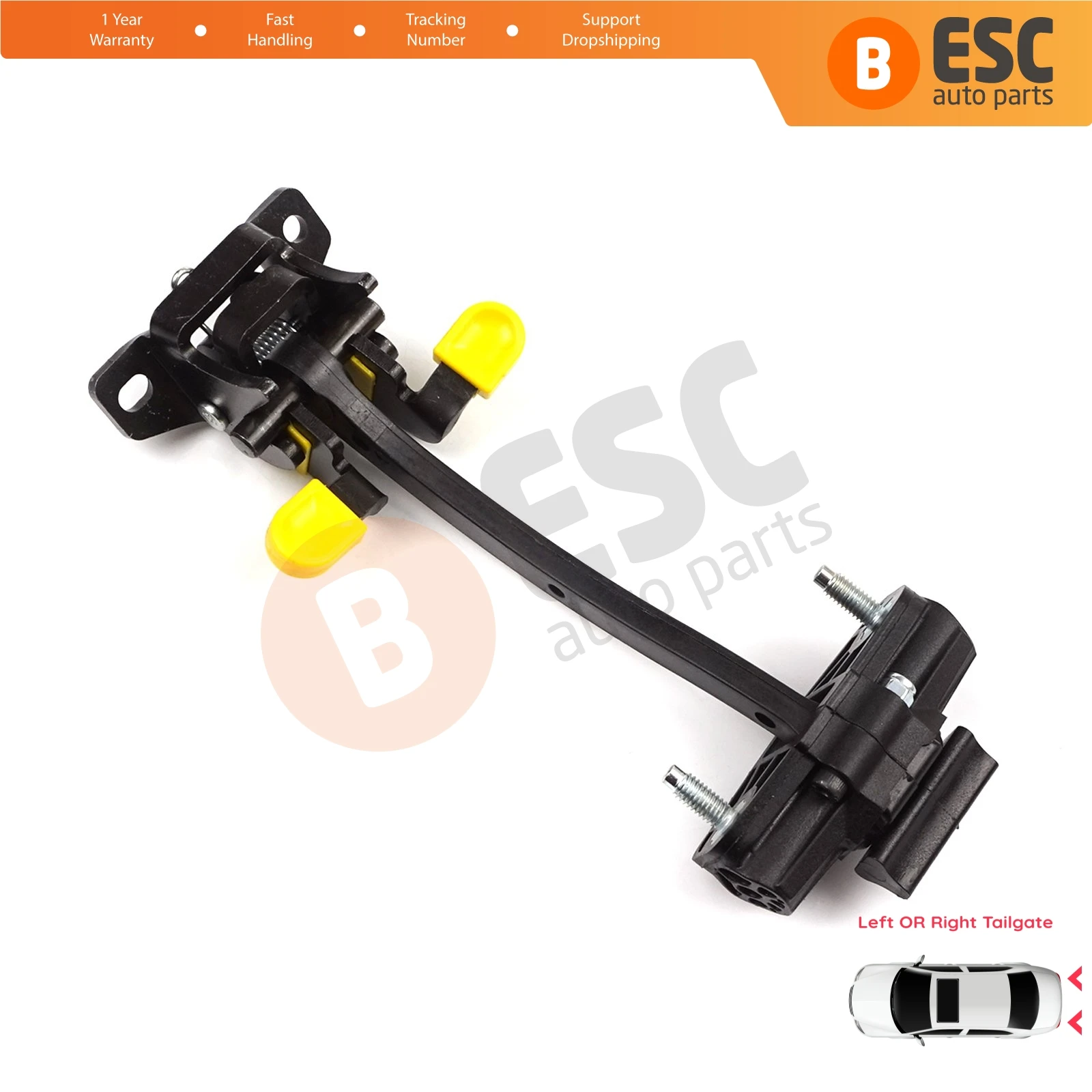 

EDP1292 Rear Trunk Door Hinge Stop Check Limiter for Fiat Fiorino Qubo 225 2007-2024 Citroen Nemo Peugeot Bipper Tepee 9035AQ