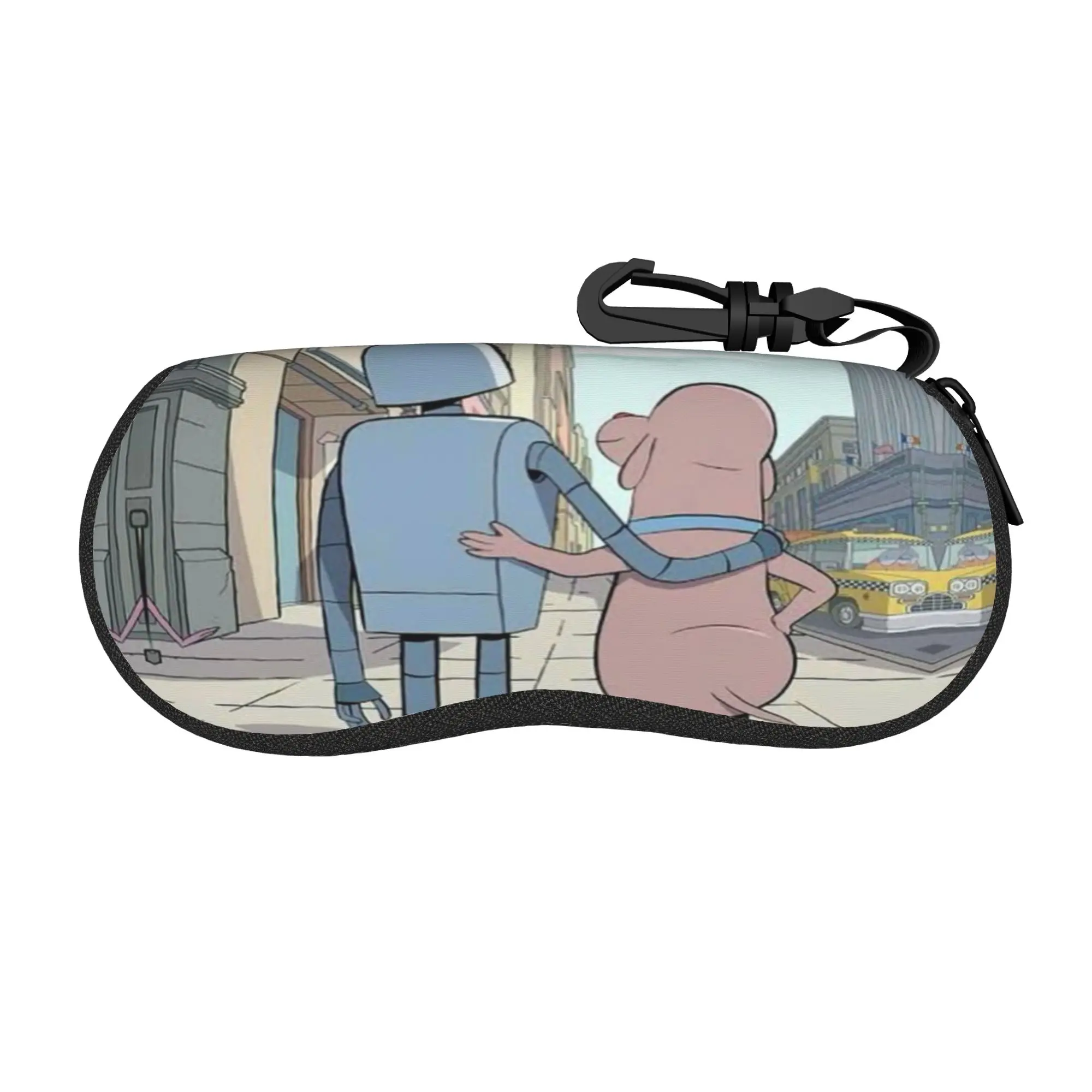 Harajuku Robot Dreams cartoon Glasses Case Printing Box  Glasses Protector Ins Style Eye Contacts Case