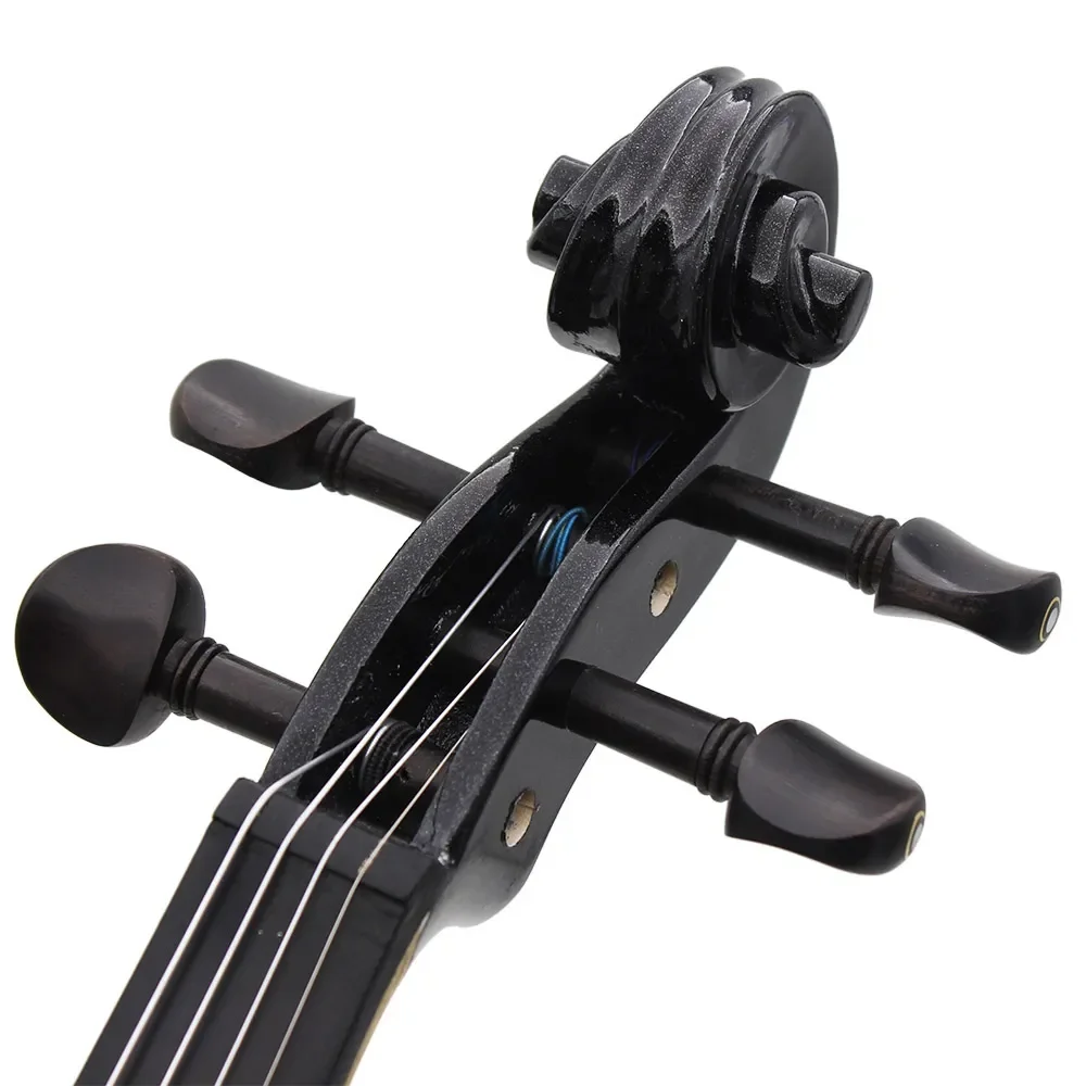 IRIN 4/4 Electroacoustic Acoustic Violin Professional Playing a Practice Instrument Violin with Bow Case Cable Shoulder Rest