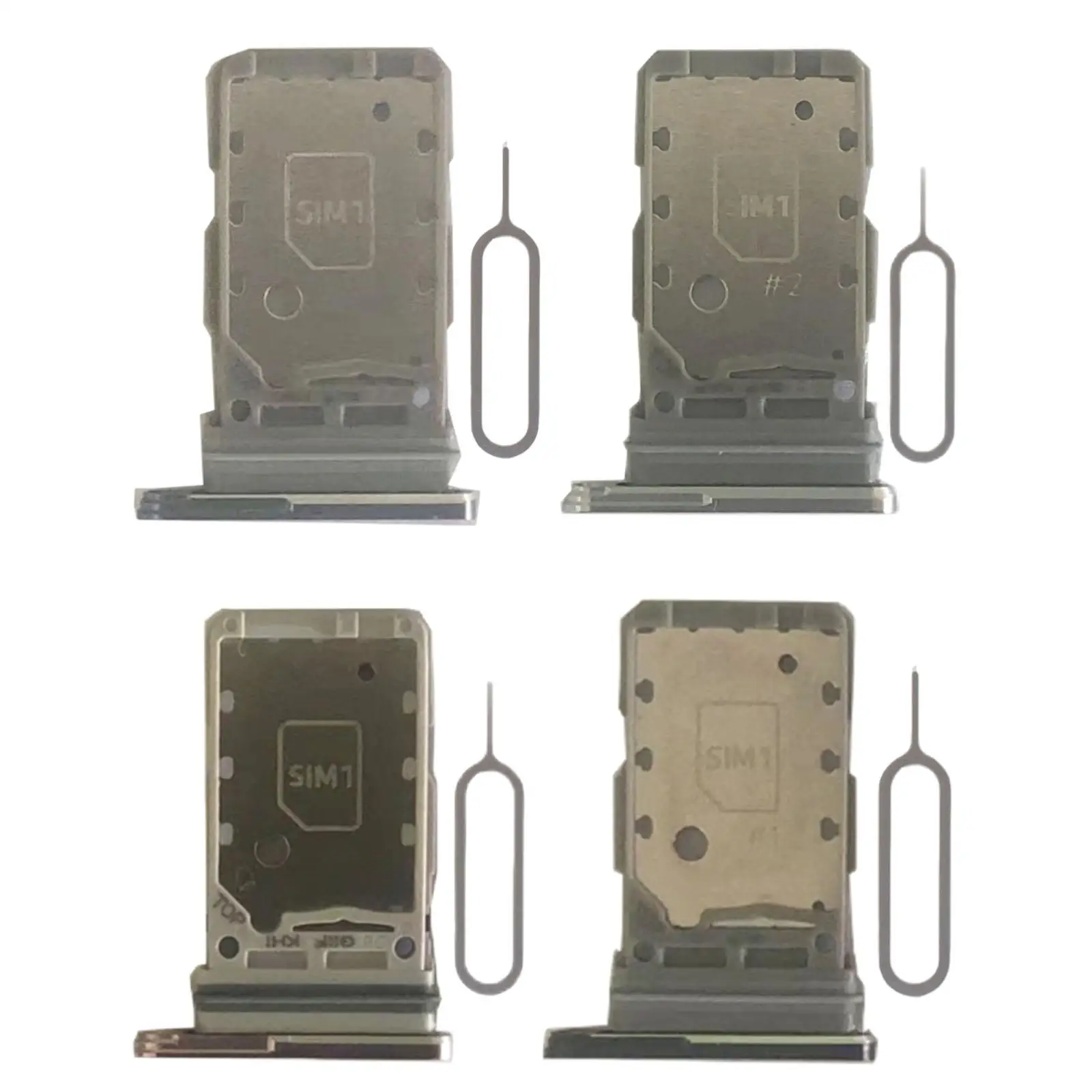 Dual Sim Card Tray Holder Smartphone for Samsung S21 5G G991B G991U Holder Slot Sim Card Tray