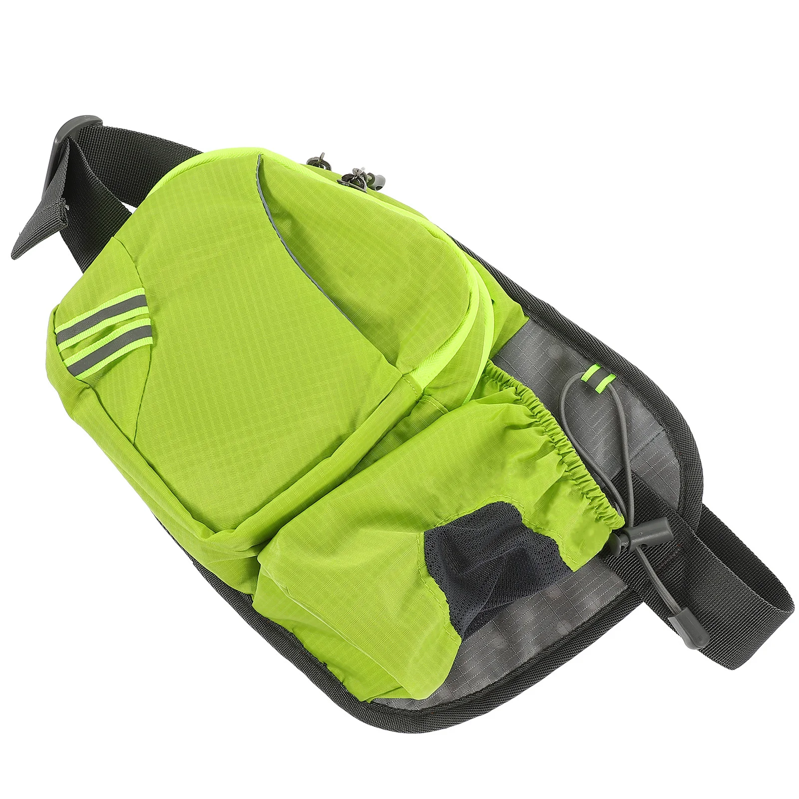 Green Running Belt Bag Pouch with Kettle Holder Lightweight Portable for Men Women Hiking Climbing Travel Sports