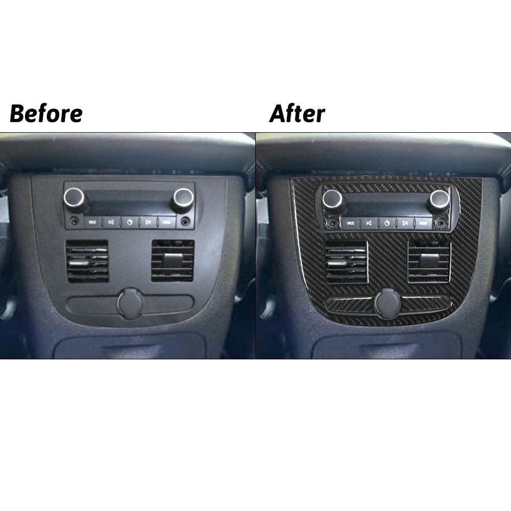 For Chevrolet Tahoe/Suburban 2007 2008 2009 2010 2012 2013 2014 Carbon Fiber Black Stickers Car Interior Decorative Accessories view 4