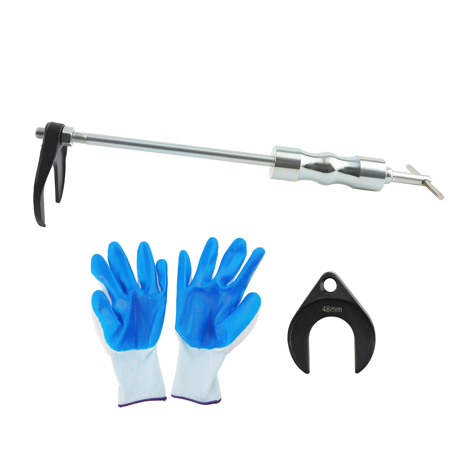 

Inner Cv Joint Puller Tool 63mm 48mm Slip Hammer Removing Adapter With Gloves