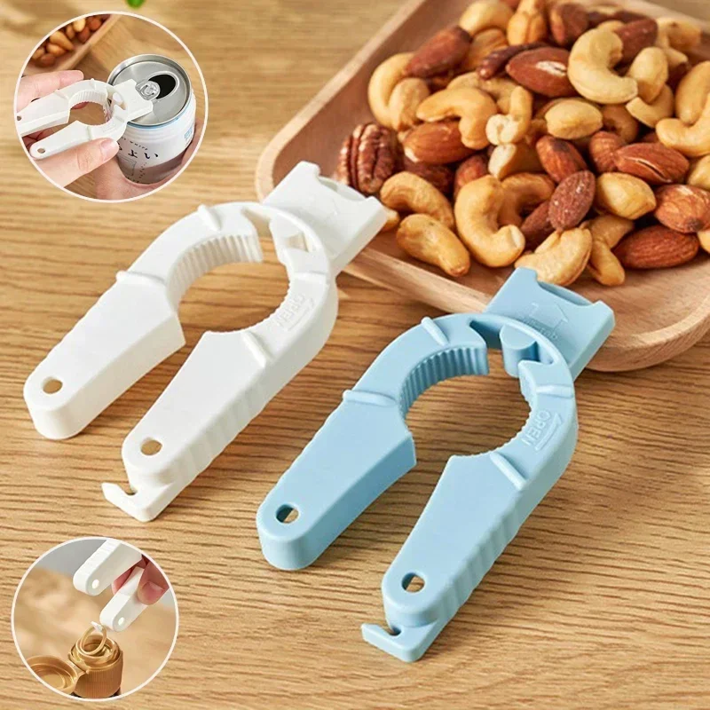 Multi-Purpose Cap Opener Handheld Water Bottle Twist-Off Opener Women Weak Hand Portable Lid Remover Kitchen Opening Tool Assist