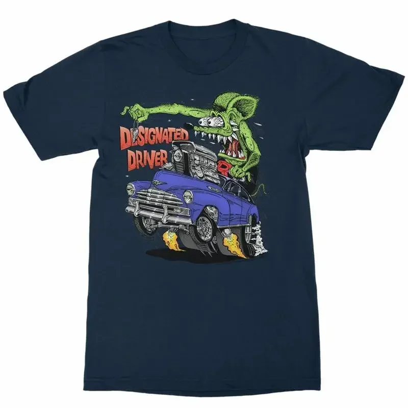 Ed Big Daddy Roth Rat Fink Driver Rod  T Shirt S 5XL