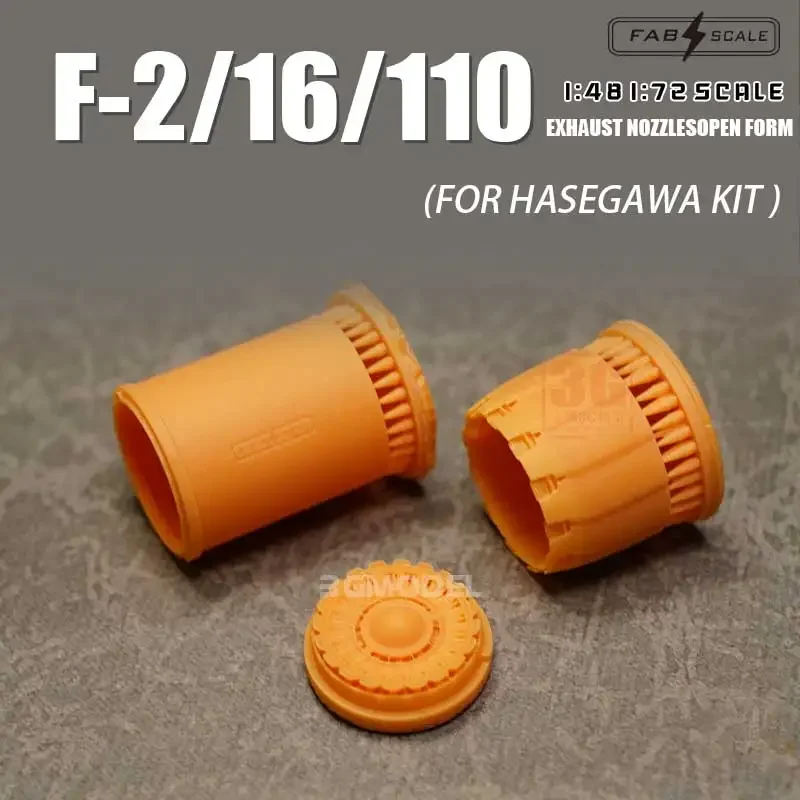 Fab scale 3D print 48048f-2 f-16 f110 exhaust nozzlesopen form (for hasegawa kit ) 1/48  1/72