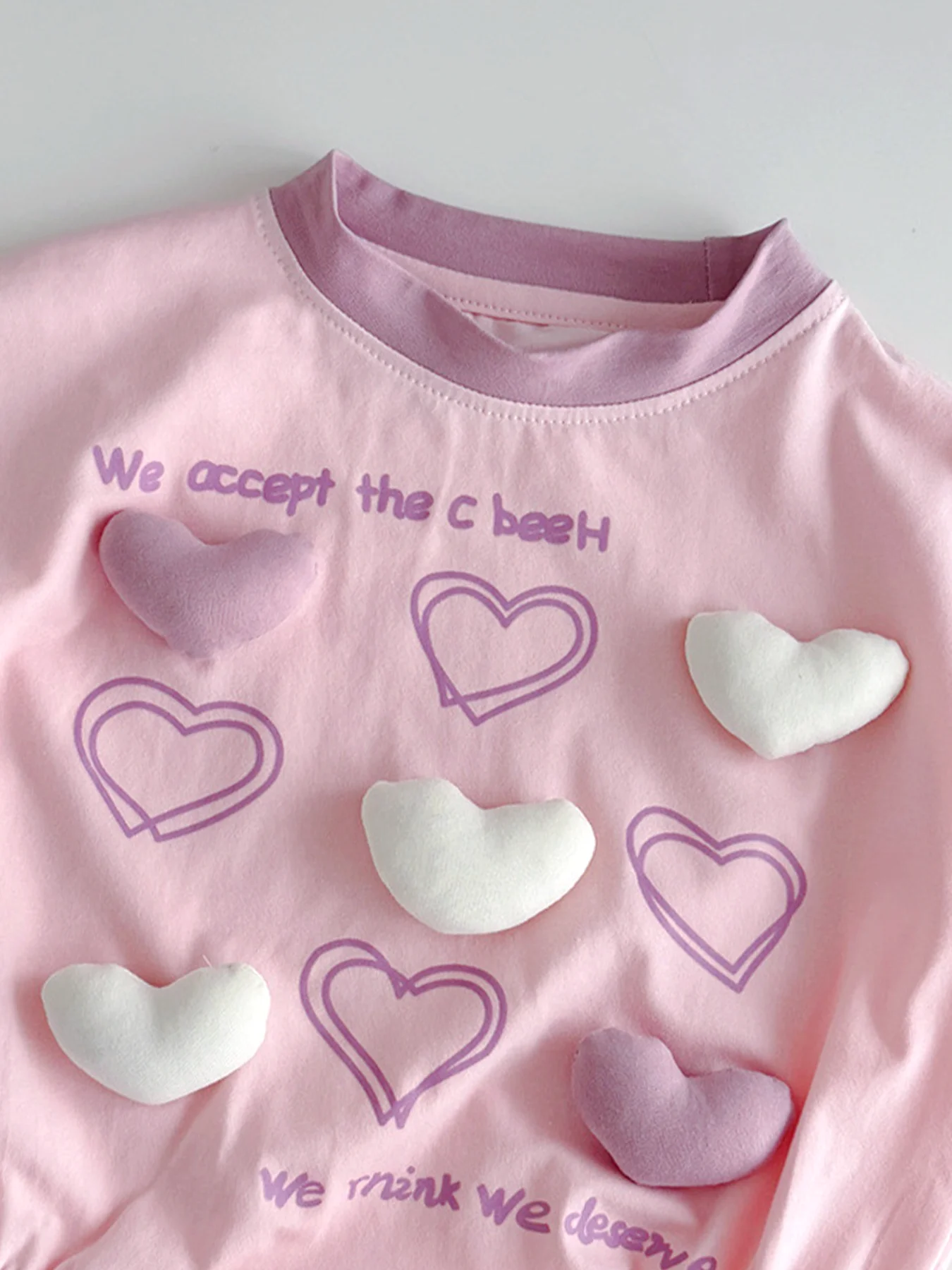 단색 3D 하트 프린트 삼각형형 여아용 롬퍼 - 0~1 - Baby Clothing Korea 리뷰 및 가격