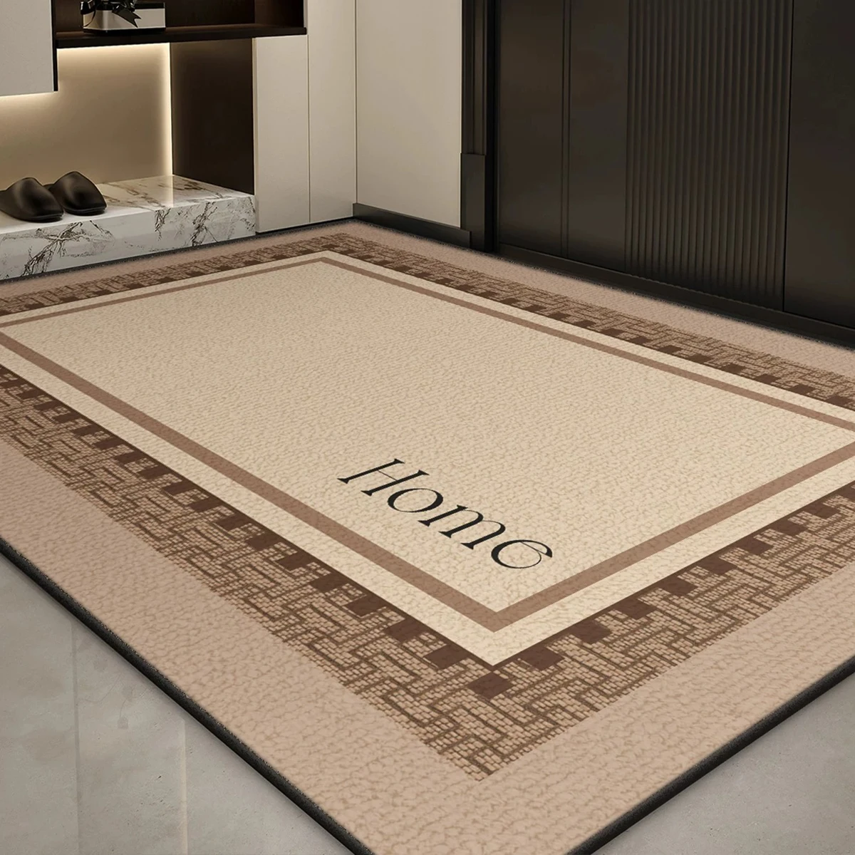 Retro Wabi-sabi Entryway Carpet Non-slip Entry Door Mat Welcome Rug Entrance Doormat Hallway Rugs Dirt Trapping Washable Mats 러그