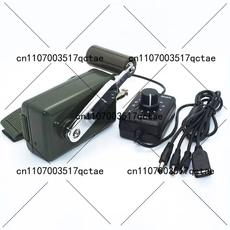 30W/28V Portable Hand Crank Dynamo Phone Charger Military Grade Outdoor Emergency Generator for Mobile Phones And Computers