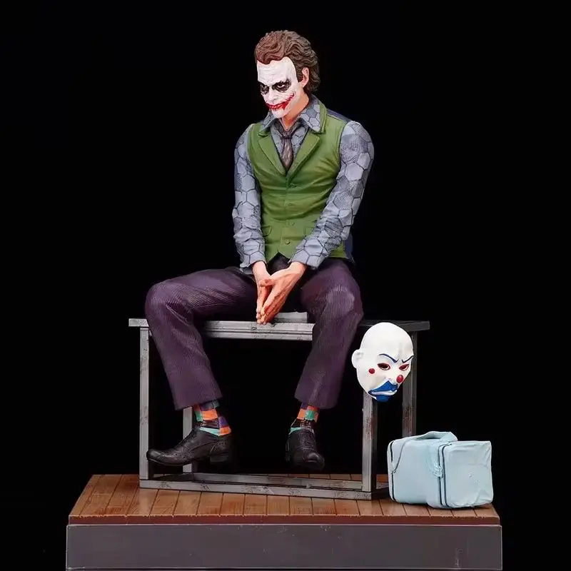 

Miniso Joker Heath Ledger экшн-фигурка клоуна из ПВХ Коллекционная статуя модели игрушек 29 см Рабочий стол искусственная кожа подарки на день рождения