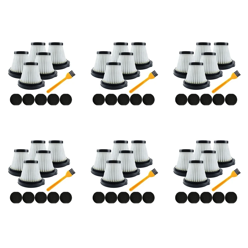 

6X Hepa Filters Replacement For Deerma DX115 DX115S DX115C Portable Vacuum Cleaner Spare Parts
