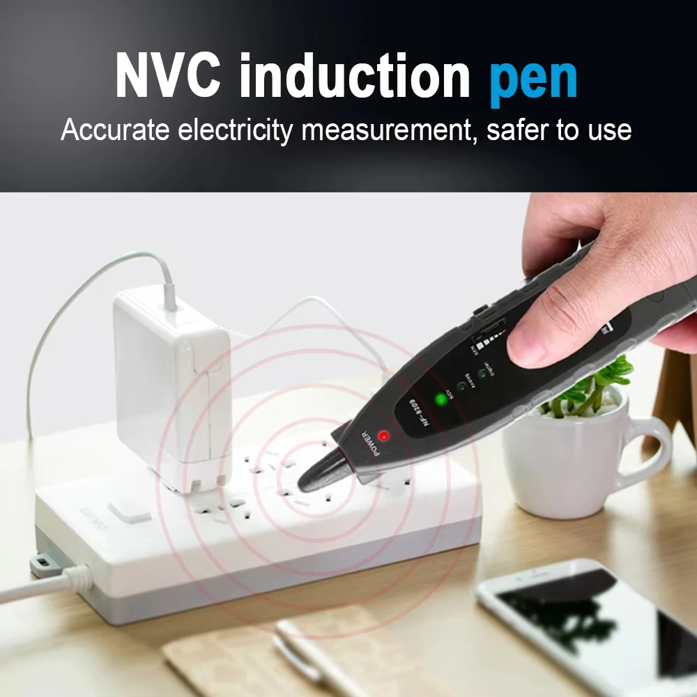 NOYAFA NF-8209 كابل المقتفي Lan عرض قياس تستر أدوات الشبكة شاشة الكريستال السائل قياس طول Wiremap تستر