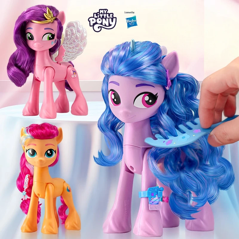 My Little Pony Variety Dress Up Doll Girl Makeup Toy Action Figure Peripheral Children's Cute Kawaii Birthday Christmas Gift