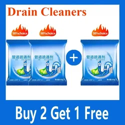 10PCS Resolve It in One Go Pipe Dredging Agent Kitchen Water Piping Sewer Toilet Closes Tool Cleaning Deodorant drain cleaner