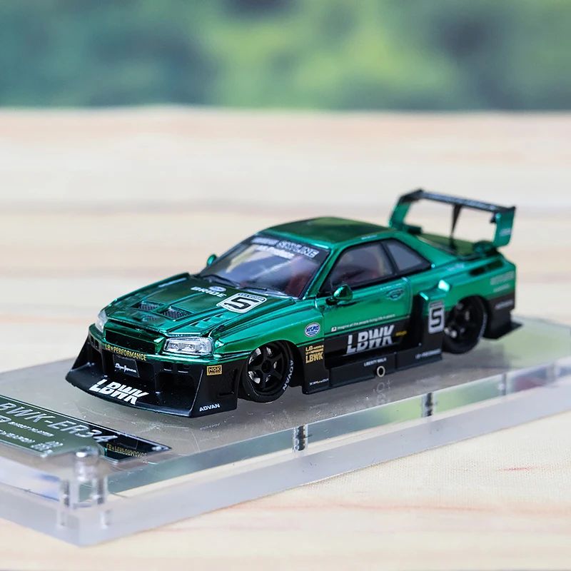 SW 1:64 GT-R ER34 alloy car model