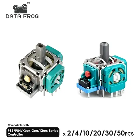 DATA FROG Replacement 3D Analog Joystick For PS5/PS4/Switch Pro/Xbox One Controller ThumbStick Repair Parts Accessories