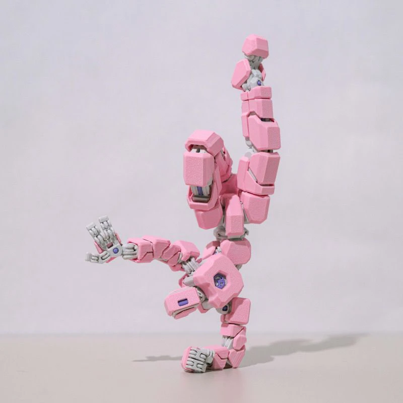 New Articulated Action Figure 3D Printed Mecha Robot Mini Toy Multi-Joint Poseable Mech Warrior Model Collectible Figure Gifts view 6