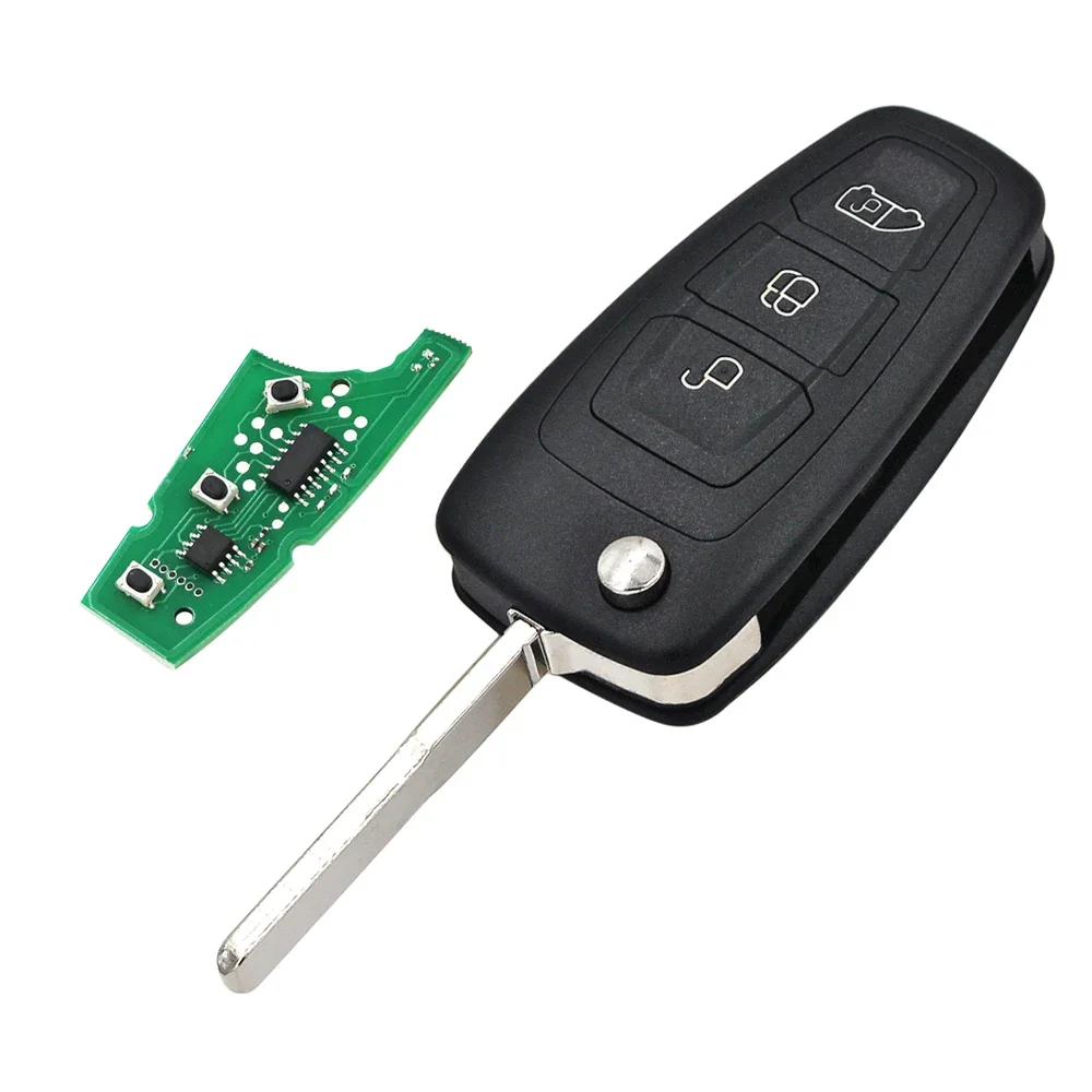 3B Car Remote Key 434MHz 4D63 Chip for Ford Transit Connect Transit Custom 2012-2016 BK2T-15K601-AA/AB/AC/AD A2C53435329 HU101